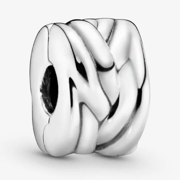Pandora Braided Clip Charm - Picture 1 of 8